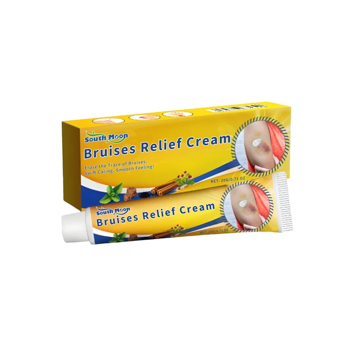 Crema pentru vanatai South Moon, cu aloe vera si ulei de lavanda, tratament vanatai, 20g, reduce gonfeneala, formula calmanta, piele sanatoasa