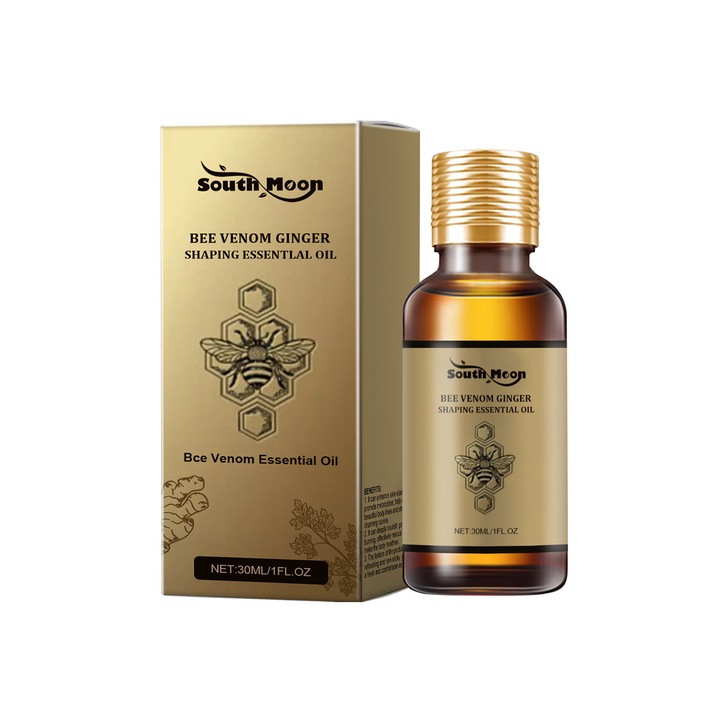 Gyömbér illóolaj testkontúrozáshoz, South moon, 30ml, hidratáló, feszesítő