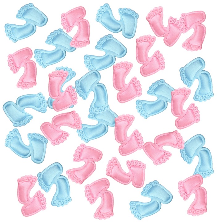 Set 200pcs confetti multicolor pentru petrecere, decorare gender reveal, baby shower, aniversare