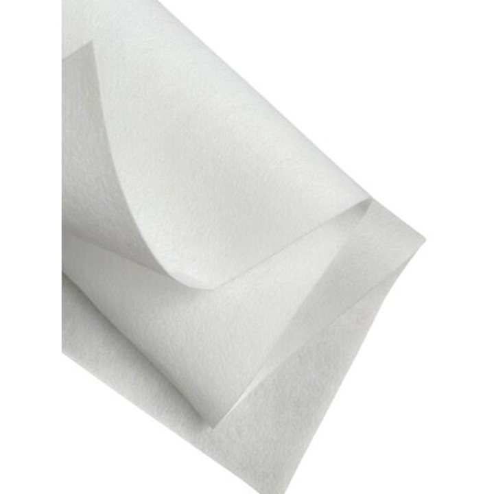 Fetru rigid1mm 50X50cm, alb natural