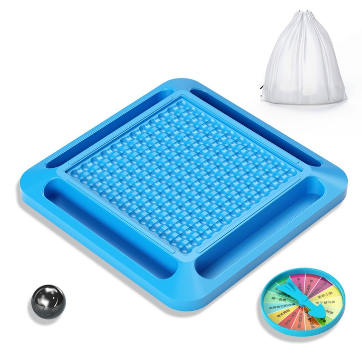 Игра шах с 20 магнитни топки, магнит/PVC, син