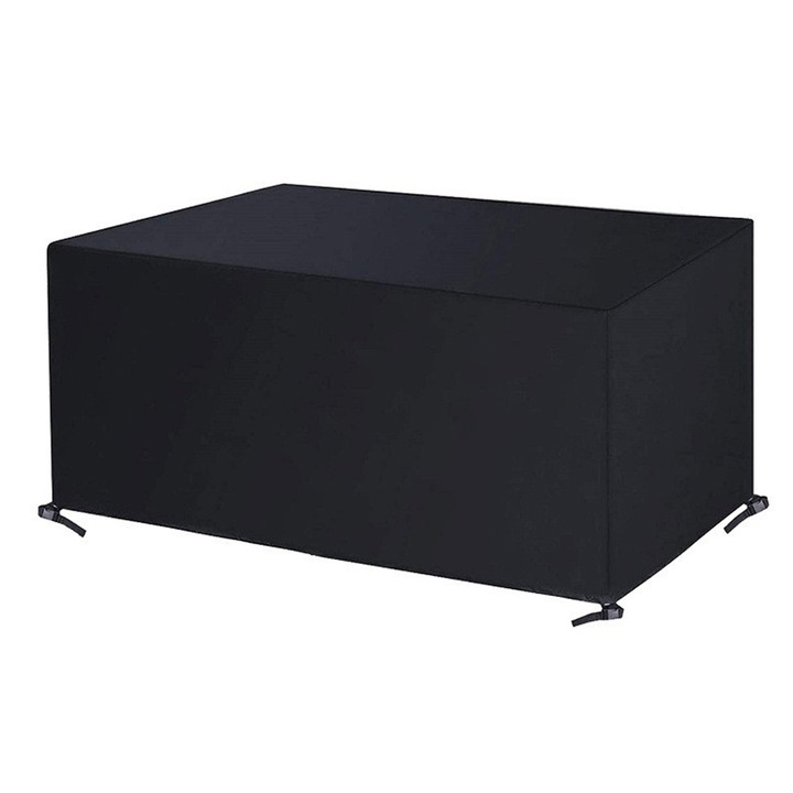 Husa protectie mobilier gradina, impermeabila, negru, 210x150x90cm