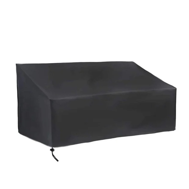 Husa pentru banca de gradina, Bizaical, impermeabila, 163x66x89cm, protectie UV, rezistenta la vant