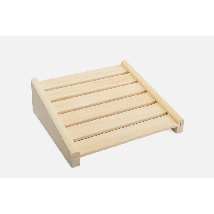 Perna pentru cap sauna Rattanart, lemn de osic, 370x400x120mm