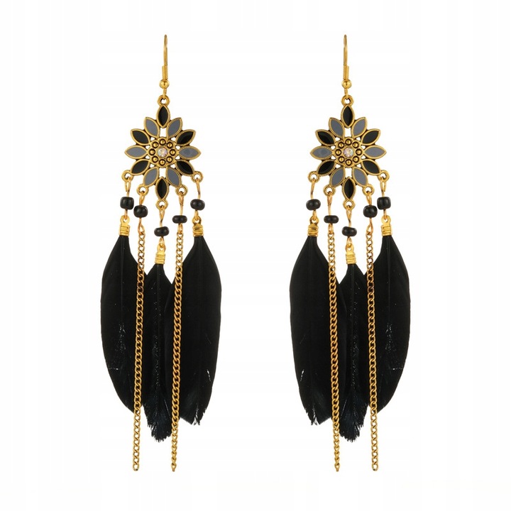 Cercei BOHO, Little Angel, J632, pene negre