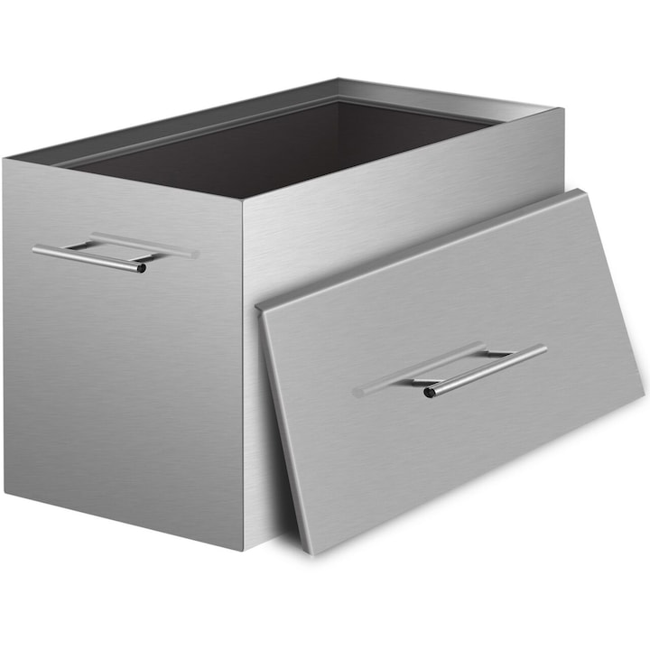 Тенджера за стерилизиране на консерви, 520.7 x 292.1 x 330.2 mm, 2 x нива, хранителна неръждаема стомана, капак
