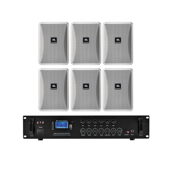 Система за съраунд звук JBL Control 23-1 WH System-6