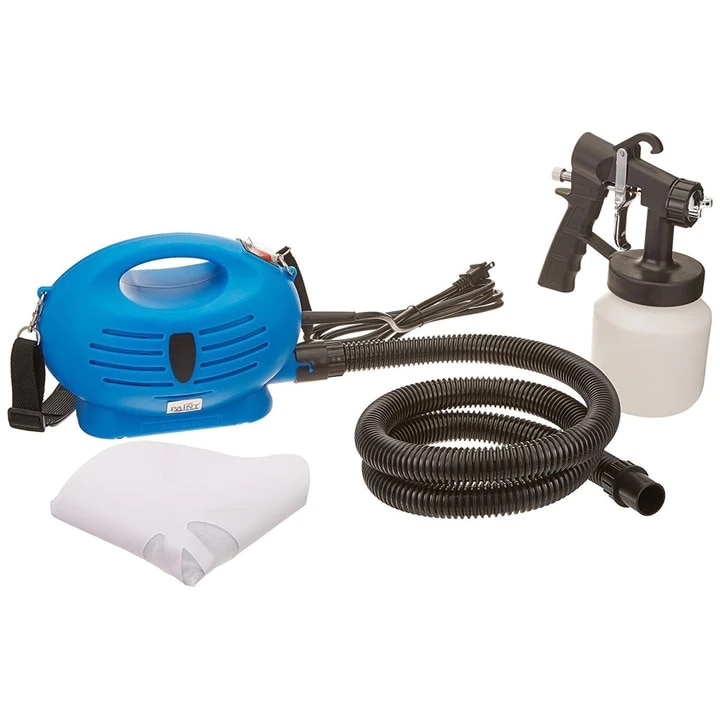 Машина за боядисване и декориране, AEIDEN ® Paint Zoom, 650 W, включен резервоар за боя 800 ml, син