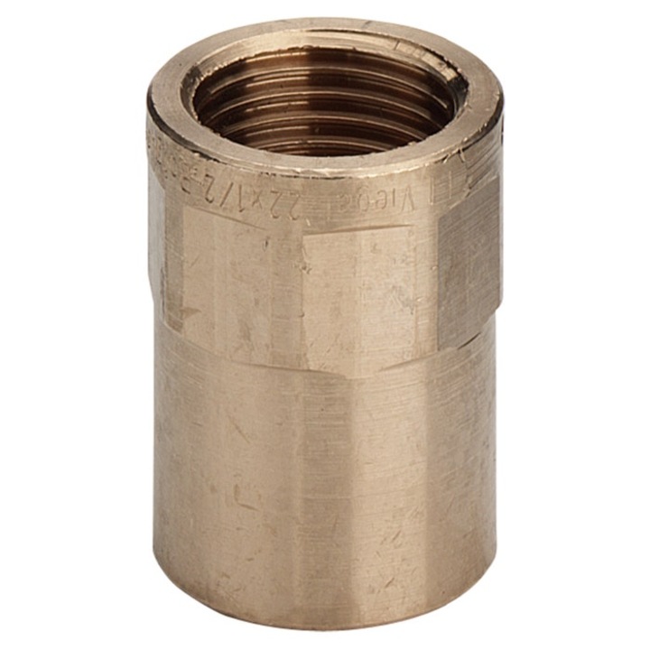 Adaptor bronz, interior-interior, 22 mm x 1/2", 4270G