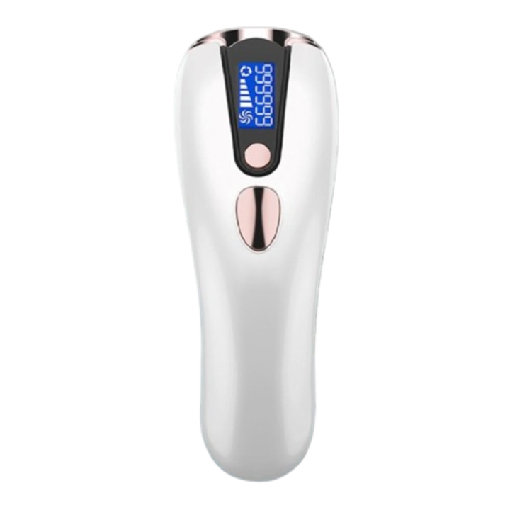 Лазерен епилатор, автоматична светкавица, LCD led, USB електрически източник, светлинен спектър 530 nm, мощност 12 V, 50/60HZ, брой импулси 999999, LCD дисплей