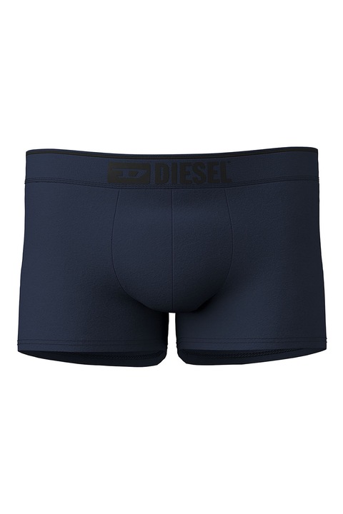 Diesel, Boxeri cu banda logo in talie, Albastru ultramarin