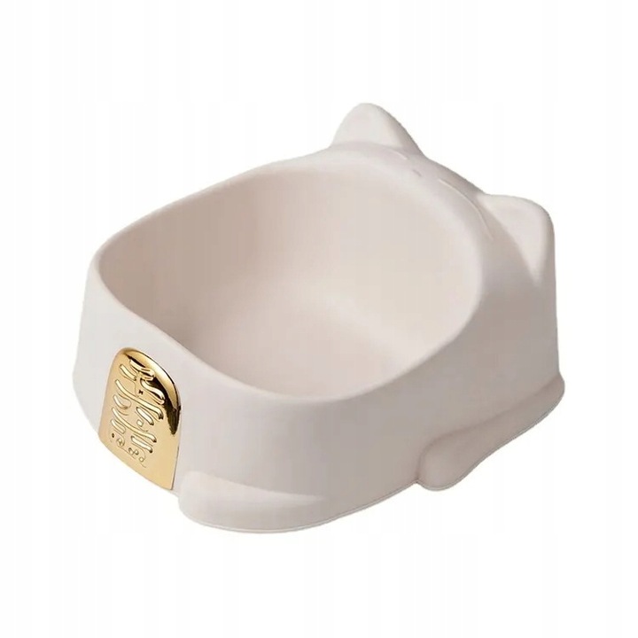 Bol pentru hrana sau apa, unicat, alb, 22.5x19.5x7cm, 850ml