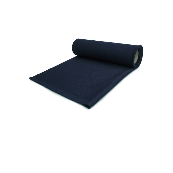 Tricotaje Lacosta, 100% poliester, colour bleumarin, 50 cm x 150 cm