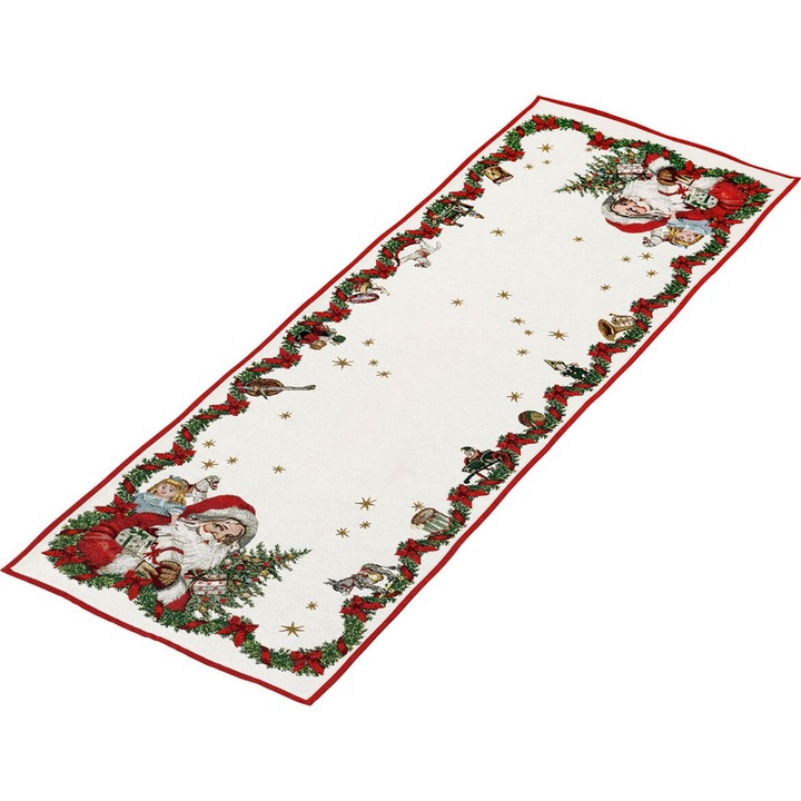 Traversa de masa 49x143 cm Toy's Fantasy Santa, 70% bumbac, 30% poliester, Villeroy&Boch-441408