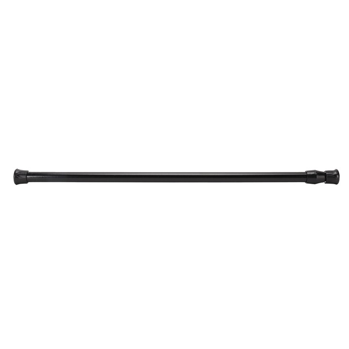 Jormftte teleszkópos függöny sín, Acél, 55-90 cm, Fekete