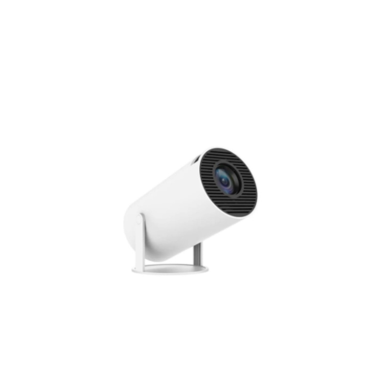 Videoproiector Smart LED Portabil, 4K UltraHD, Autofocus, Difuzor Incorporat, 5000 Lumeni, Proiectie Ajustabila, 200Ansi, Conexiune HDMI, USB