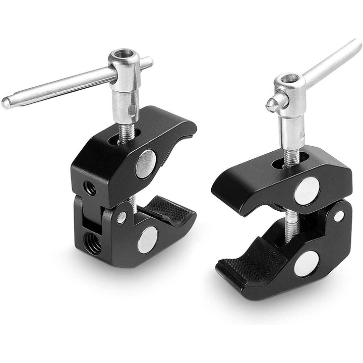 Set Clema, AMRINUGL, constructie din aluminiu si inox, pad-uri din cauciuc antiderapante, dimensiuni ajustabile