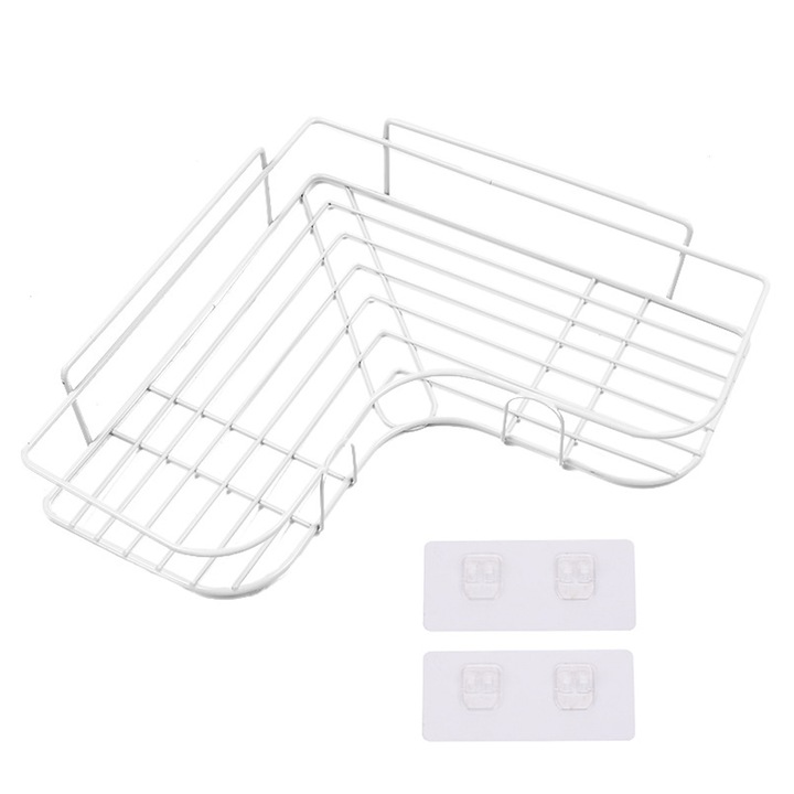 Raft Colt pentru Dus, Impermeabil, Metal, Alb