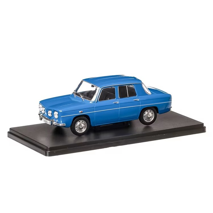 Macheta auto Renault 8 TS (Dacia 1100), an 1968, scara 1:24, albastru, Hachette
