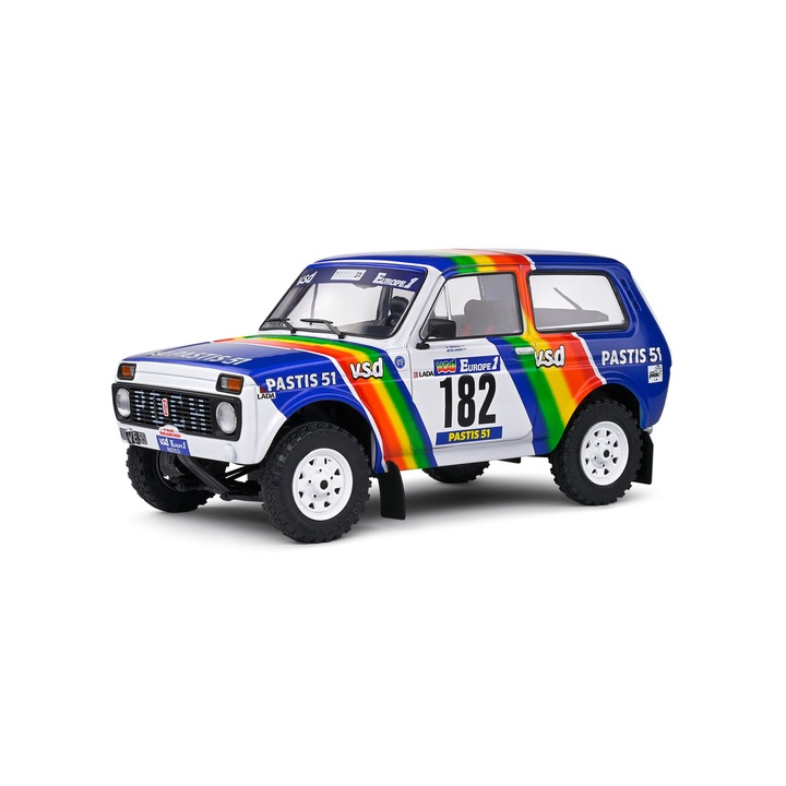 Macheta auto Lada Niva Paris-Dakar 1984, 1:18, Solido