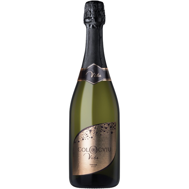 Vin Spumant Alb Colocviu Vibe, Francusa, Brut, 0.75l