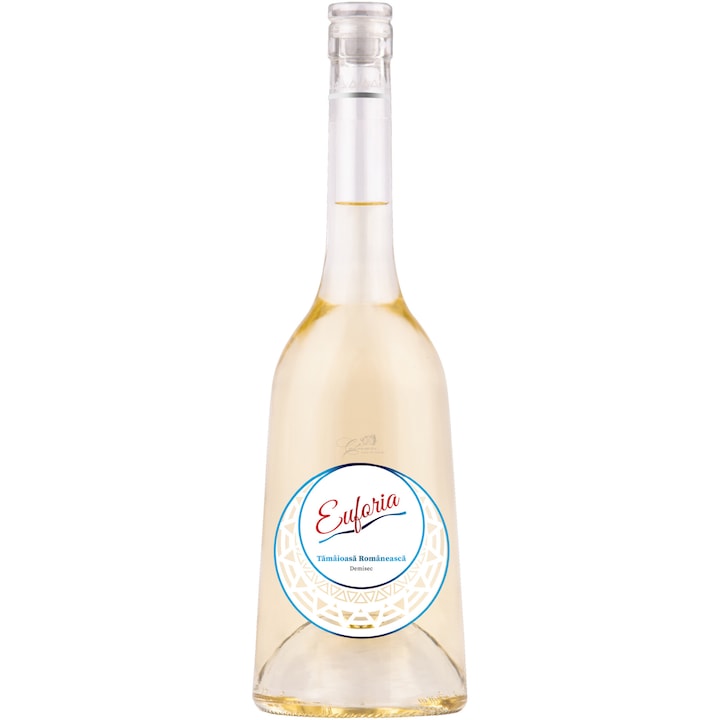 Vin Alb Euforia Tamaioasa Romaneasca, Demisec, 0.75l