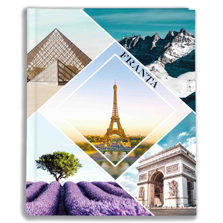 Album traditional, 100 pagini negre, 19, 5x26 Franta - 620(ro), Amintiri din vacanta