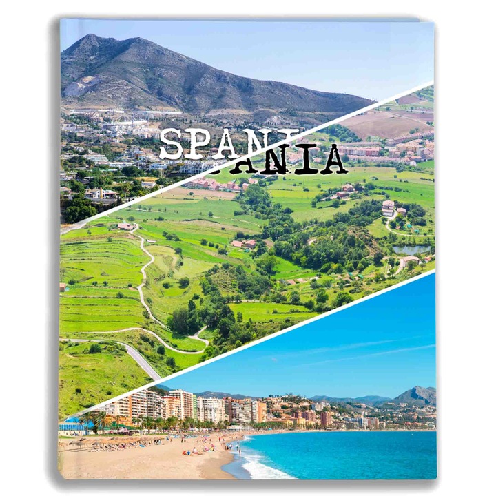 Album traditional, 60 pagini negre, 19, 5x26 Spania - 630(ro), Amintiri din vacanta