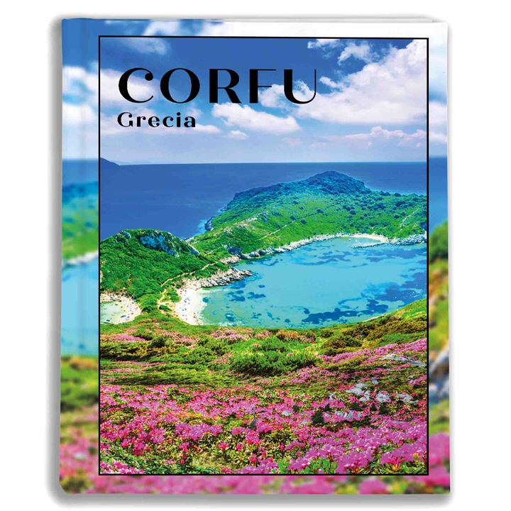 Album traditional, 100 pagini negre, 19, 5x26 Corfu - 668(ro), Amintiri din vacanta