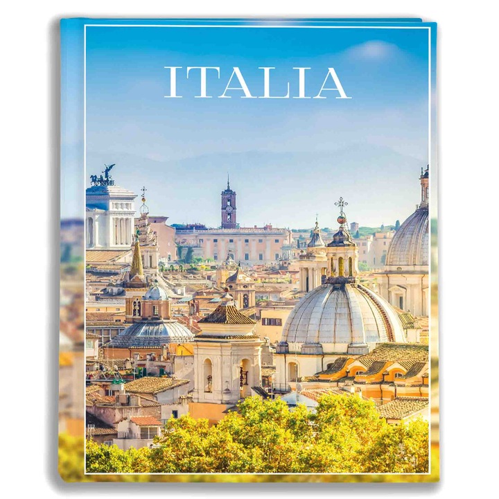 Album traditional, 100 pagini negre, 19, 5x26 Italia - 750(ro), Amintiri din vacanta