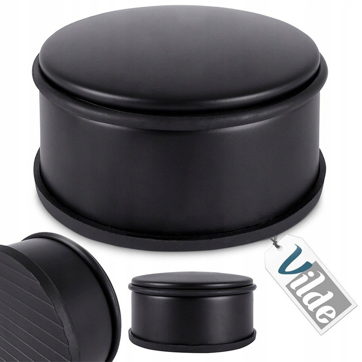 Opritor De Usa, Vilde, Greutatea Opritorului Va Mentine Usa La Locul Ei, Elementele Din Cauciuc Protejeaza Usa, Nu Necesita Asamblare, 11.5 x 5 cm, Negru