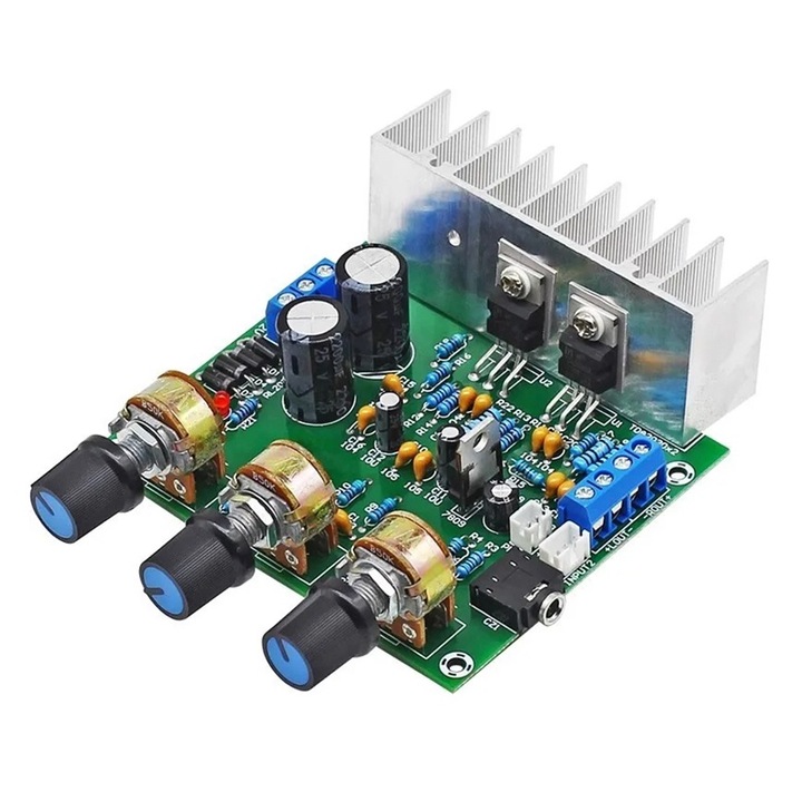 Amplificator audio stereo 2x15W cu TDA2030A