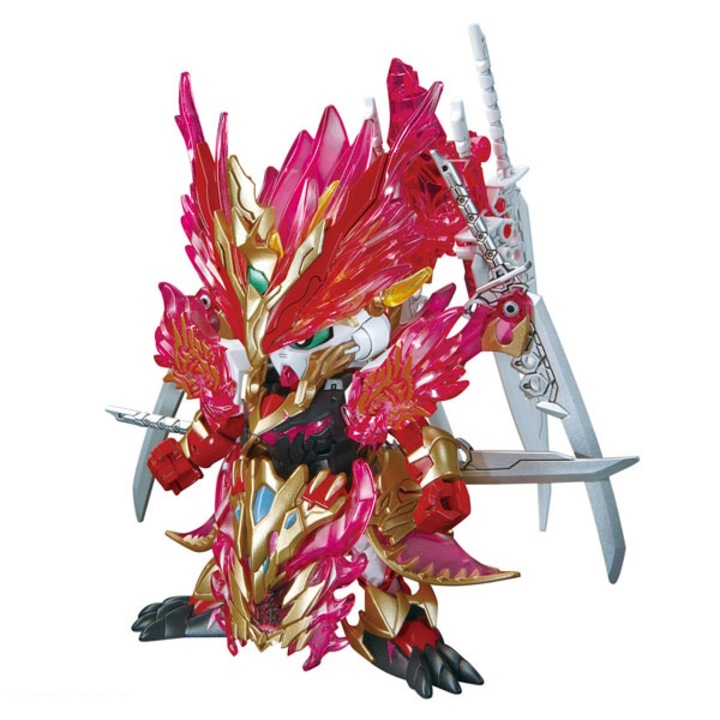 Bandai SDW Heroes Sun Quan Gundam Astray figura, 2 nagy kard, 4 kis kard, többszínű
