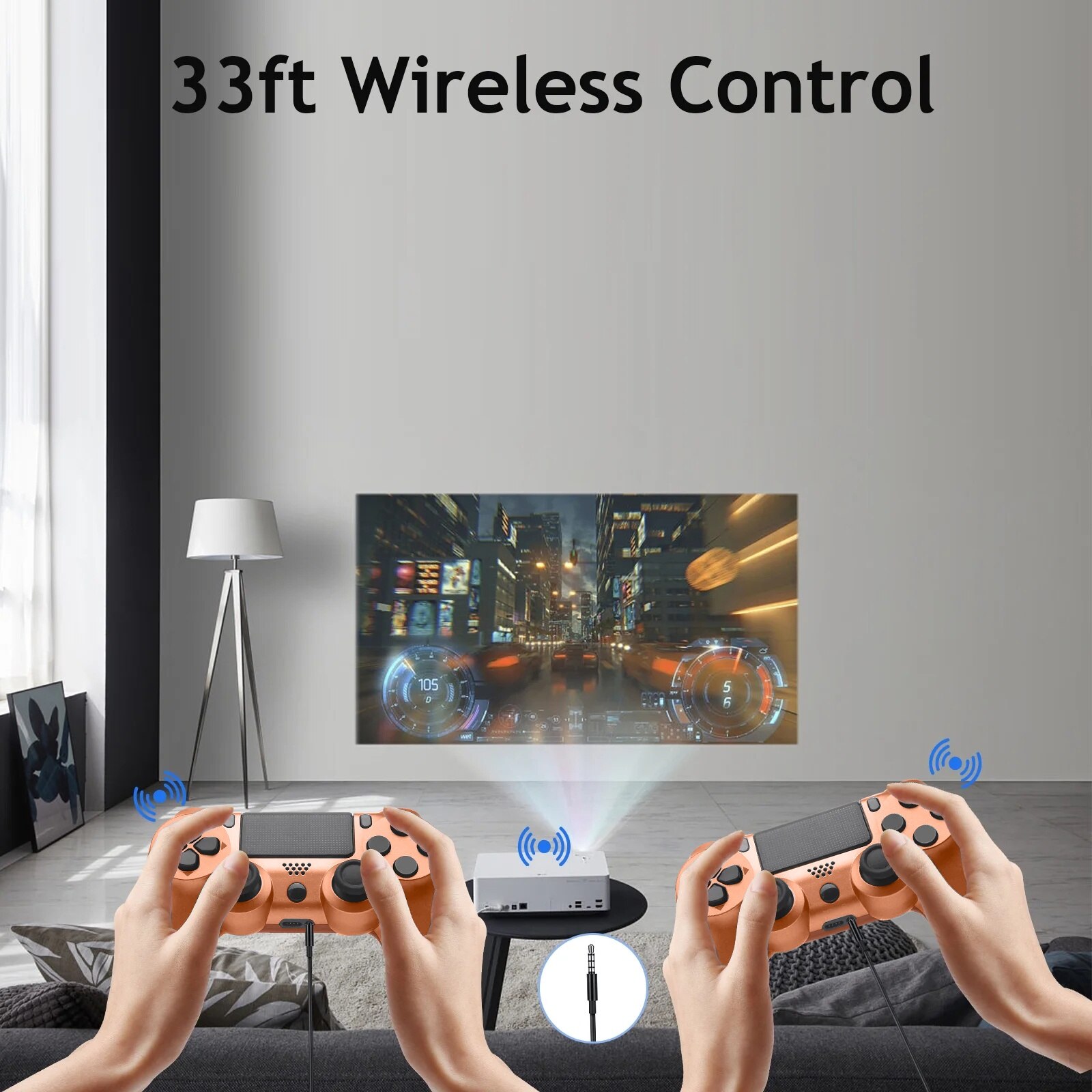 Controler wireless Healife pentru Playstation 4, cu vibratii duble