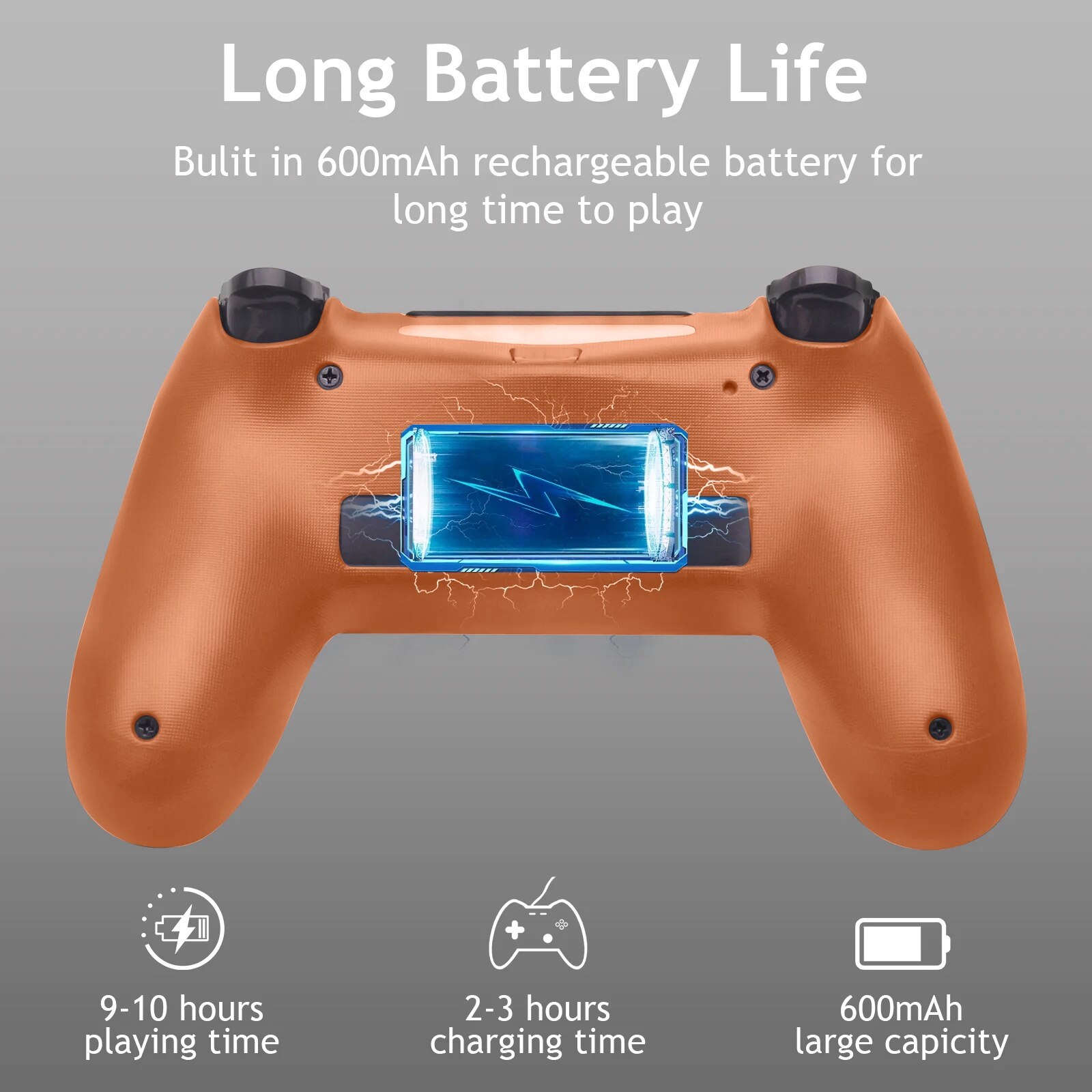 Controler wireless Healife pentru Playstation 4, cu vibratii duble
