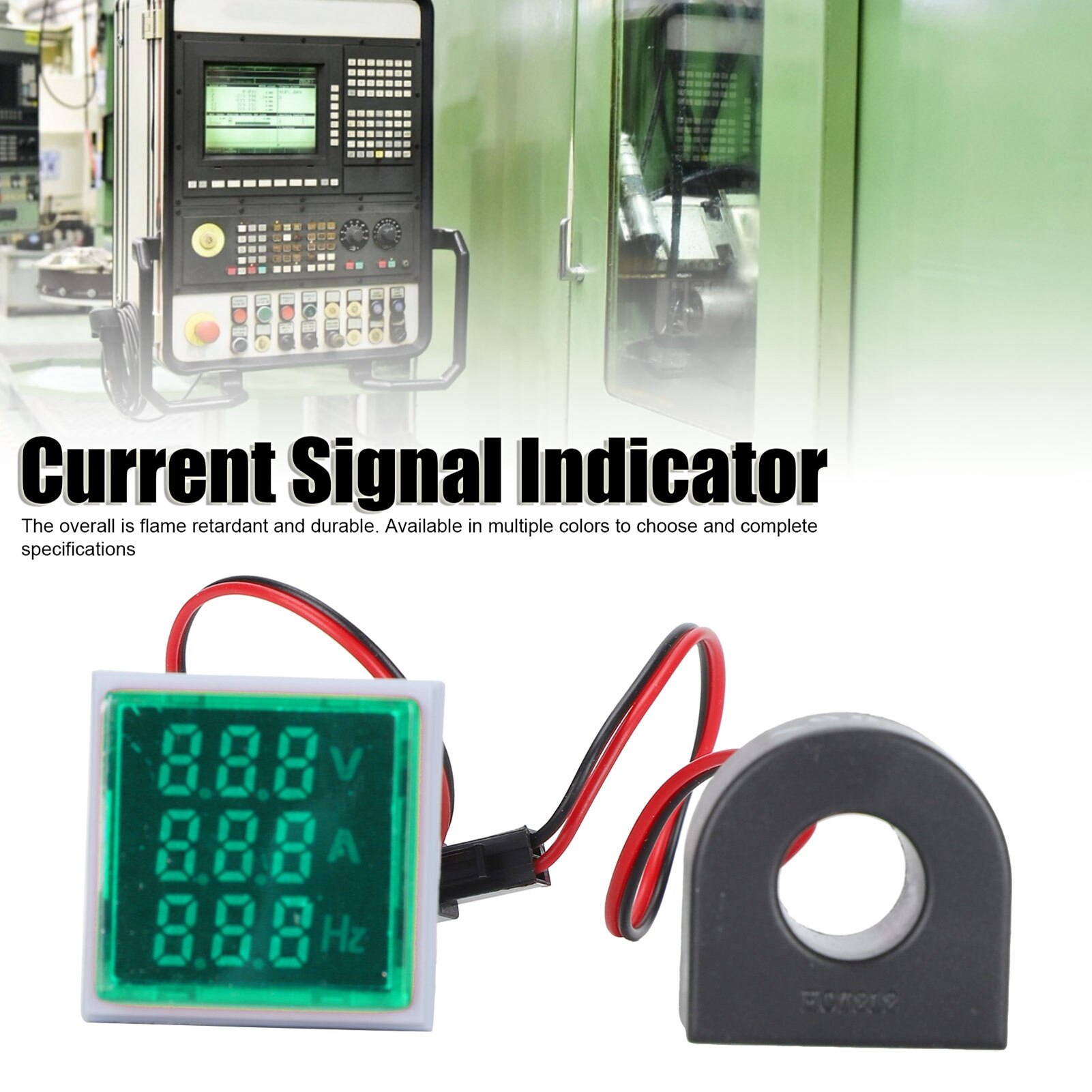 Indicator de semnal curent Jormftte, model AD16-22VAH, 60~500V AC, 0~99