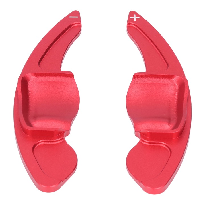 2 броя червени пера за превключване на волана от алуминиева сплав, аксесоари за модификация и декорация на автомобила за Seat Leon 2009-2014