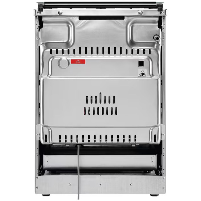 Aragaz Electrolux LKG504013K, Gaz, 4 arzatoare, Aprindere integrata plita si cuptor, Siguranta plita si cuptor, Autocuratare catalitica, Grill electric, Rotisor, Clasa A, 60 cm, Negru