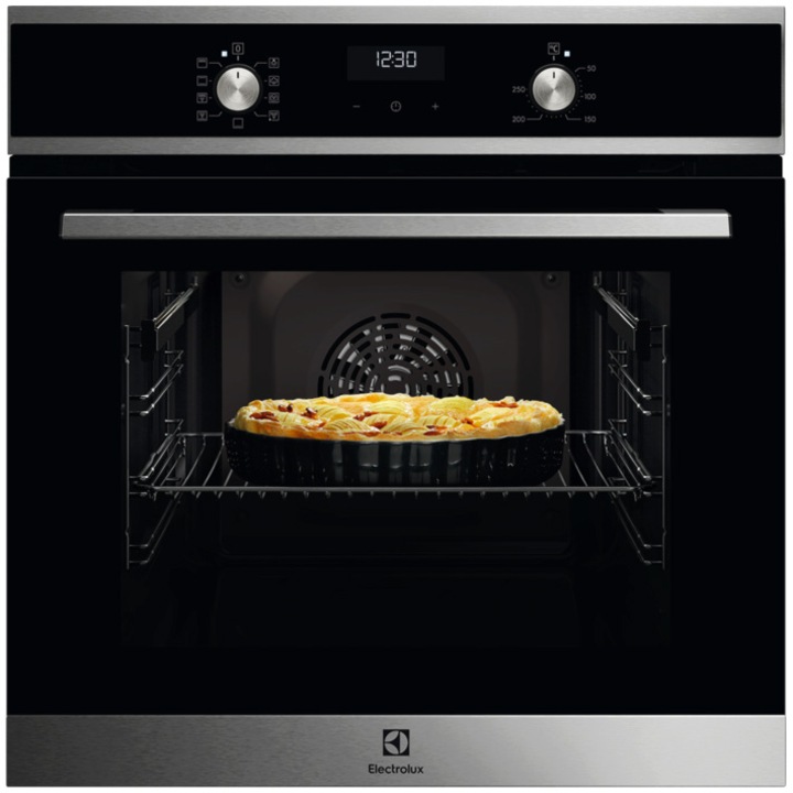 Фурна за вграждане Electrolux EOD5F70BX, 65 л, Каталитично самопочистване, Електронен таймер, SteamBake, Грил, Клас А, Неръждаема стомана против пръстови отпечатъци