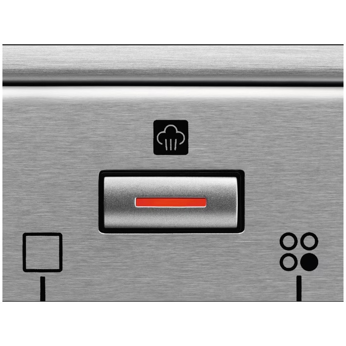 Aragaz AEG CKB56490BW, Mixt, 4 arzatoare , Siguranta plita, Aprindere integrata, Gratare fonta, Cuptor electric, SteamBake, AirFry, Timer, Grill electric, Clasa A, 50 cm, Alb