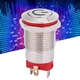 Jormftte fém kapcsoló, 4 tűs, LED, vízálló, 12mm, fehér, 3~9V