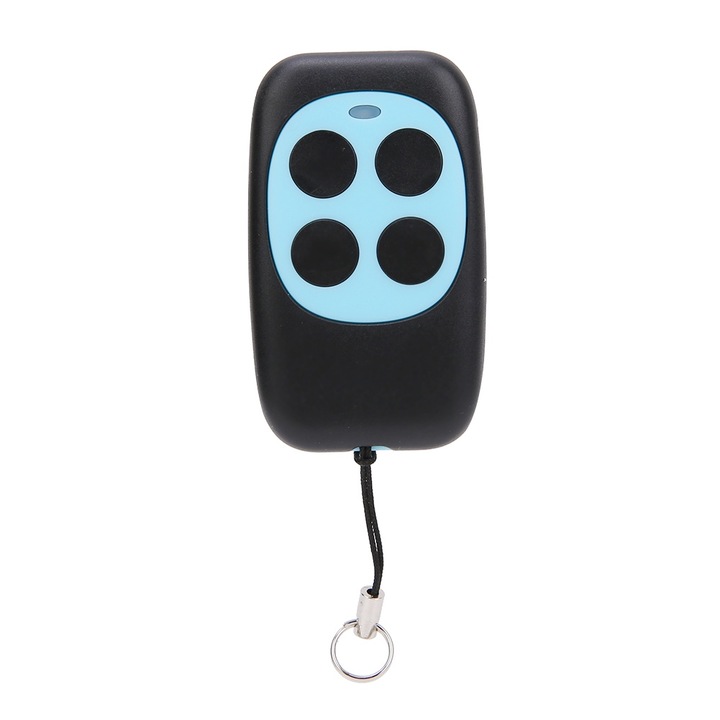 Telecomanda usa garaj, Enforose, usor de programat, frecventa radio cu sensibilitate ridicata si transmisie pe distante lungi, negru/albastru