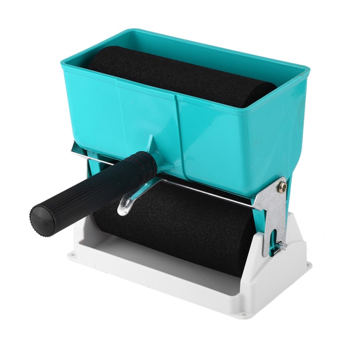 Kézi ragasztófelhordó, Jormftte, görgős típusú, tartállyal, 6", csúszásmentes fogantyú, ragasztóáramlás-szabályozás