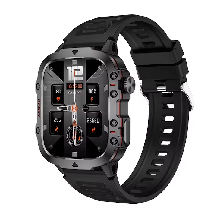 Ceas inteligent Hama SmartWatch 7000, 1,32", IP68, aurie, 43x12x51mm