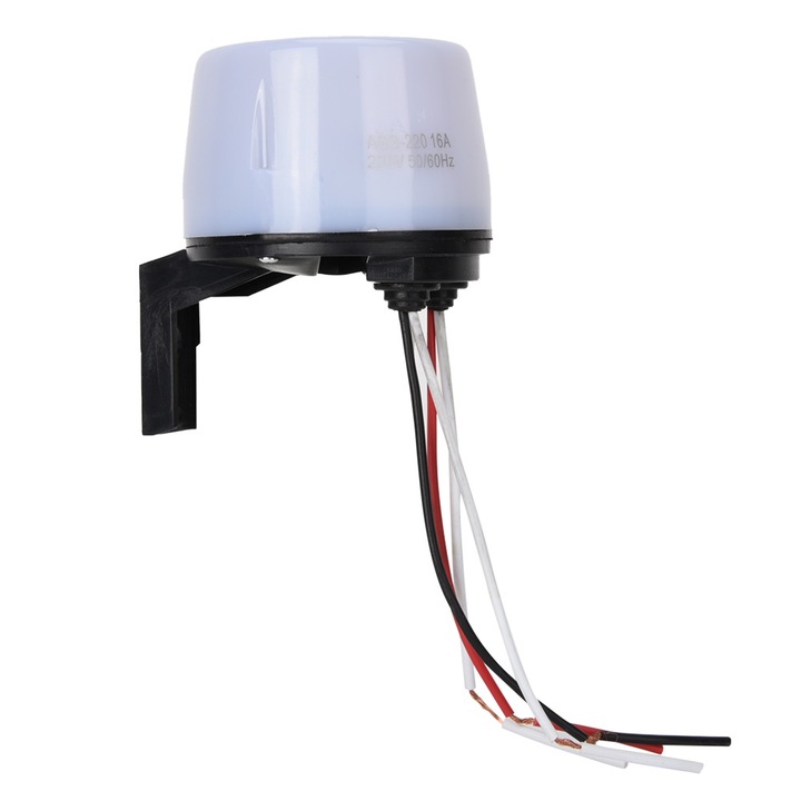 Ключ за автоматично управление на светлината, Mmgoqqt, 220V, 16A, водоустойчив, оптичен сензор