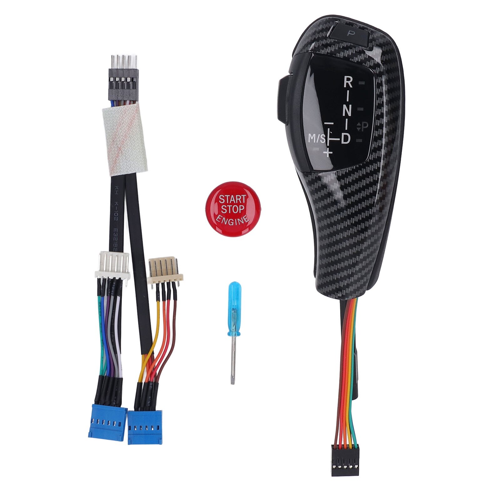 オマケ　REBORNアニカフェ Buton schimbator de viteze automat cu LED si capac pentru