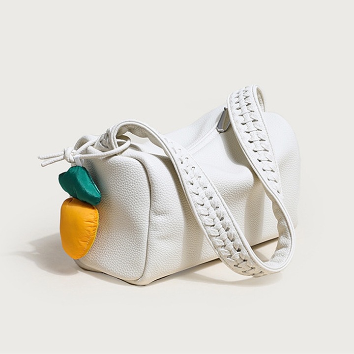 Jormftte női táska, egyszerű design, nagy térfogat, bézs színű, PU anyag