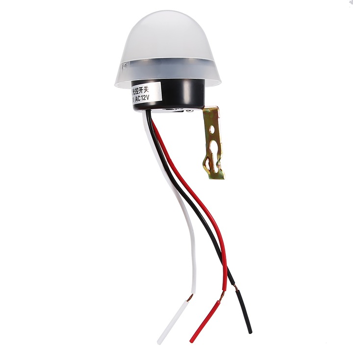 Автоматичен ключ за улично осветление, Mmgoqqt, сензор, 10A, 220V, пластмаса, водоустойчив