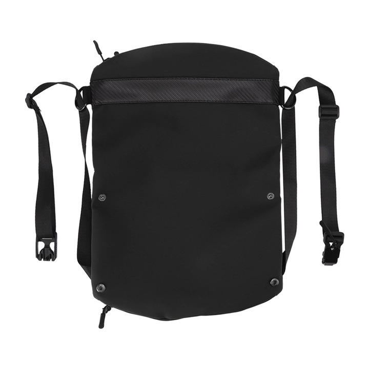 Jormftte PU bőr férfi táska, nagy kapacitású, fekete