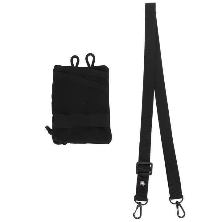 Jormftte kompakt zsebszervező, átlós kialakítás, 3 rekeszes, fekete